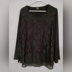Lee lace detail blouse top